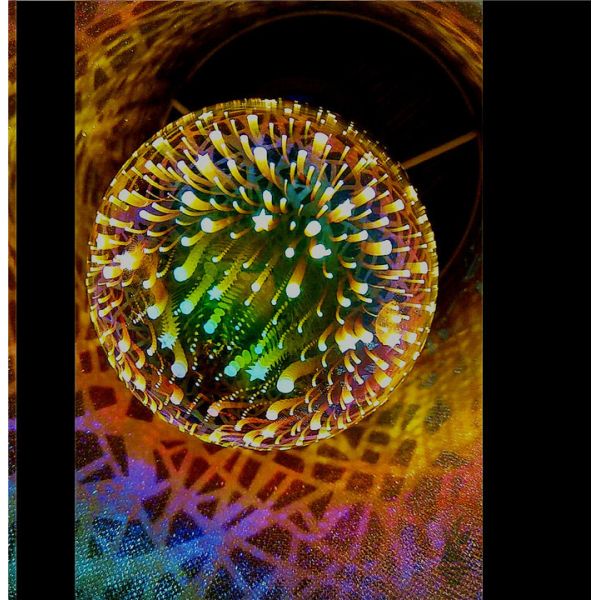 нить 3Д 95*135мм волшебная декоративная привела электрические лампочки с стеклянным материалом