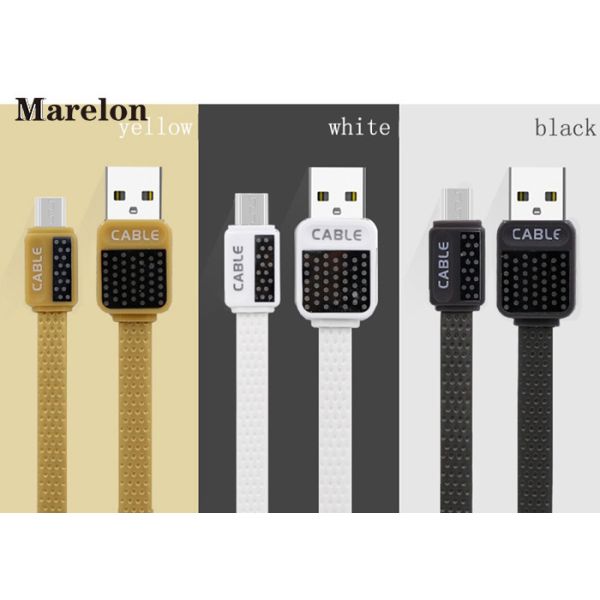 V8 Micro USB Data Cable , Android Charging Cable Environmental Silicone Wire