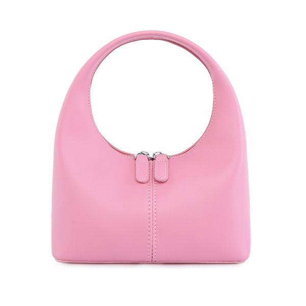 Horizontal Square Classic Candy Color PU Leather Hobo Bag for Women's Chic Style