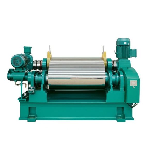 Rubber Mixing Mill with Foot-operated Emergency Stop Button ZSYF Series Reducer and Circular Cutting Knife