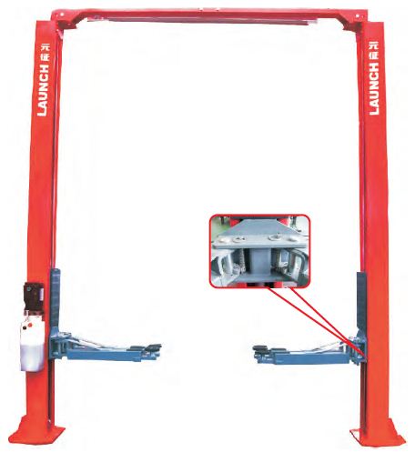 4T Two Posts Clear Floor Car Lift TLT240SC