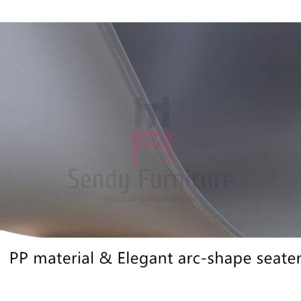 Повторно использованные пластиковые стулья ресторана с стулом офиса яйца деревянной рамки ПП подлокотника современным