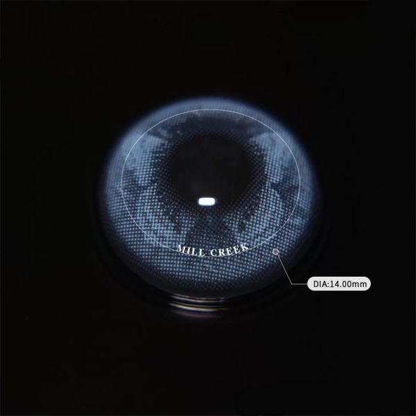 OEM Realistic Blue Aqua Colored Contacts For Brown Eyes