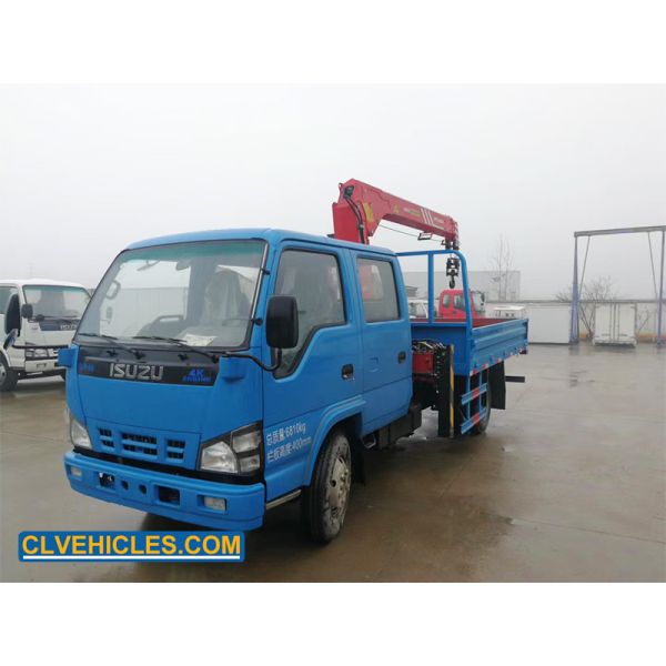 ISUZU 130hp Crane Truck Lifting 3 ton Construction Machinery