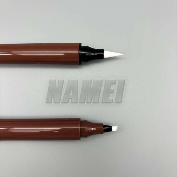卸売 2 In 1 眉鉛筆とアイライン 印刷 パーソナライズ 空の眉鉛筆とアイライン チューブ容器