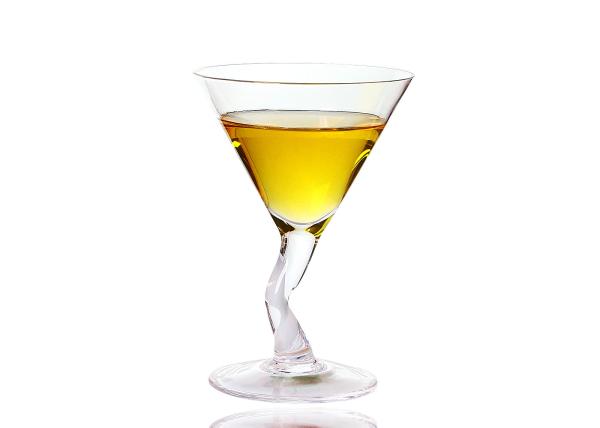 No Deformation  Crystal Hand Blown Martini Glasses ,  Z Stem Vintage 4 Oz Martini Glasses