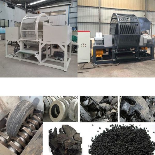 Condition Waste Rubber Tire Recycling Machine Tyre Shredder Machine for Your Business