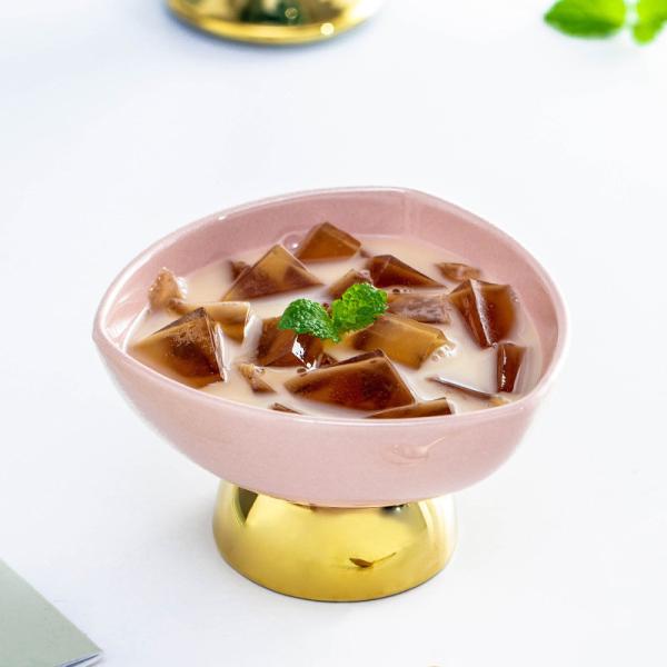 Porcelain Ceramic Home Decoration Cup For Ice Cream Dessert OEM