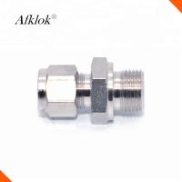 A união de aço inoxidável SS316 do conector do NPT do homem parafusou os encaixes de tubo