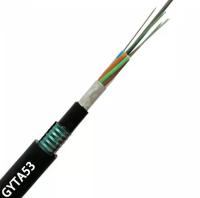 Gaine optique extérieure de double du câble extérieur G652d de fibre de mode unitaire pour la communication