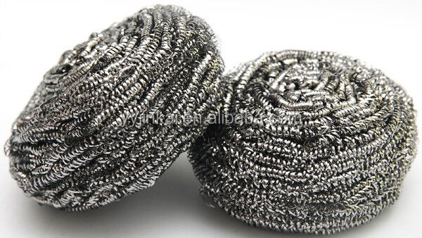 25G*2pcs Kitchen Scrubber and Pot Cleaning Stainless Steel Wire Scourer Metal Scouring Cleaning Ball