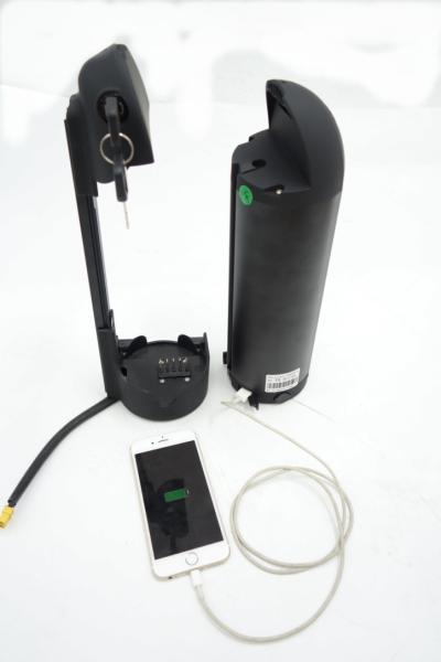 Black 36v 13ah Electric Bicycle Lithium Battery / e Bike Water Bottle Battery