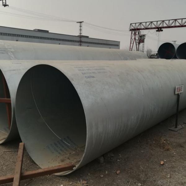 ASTM A214 SA214 SSAW Welded Perforated Drainage Pipes Epoxy Coating