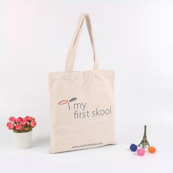 Handled Personalised Canvas Tote Bags / Custom Made Promotional Cotton Tote Bags