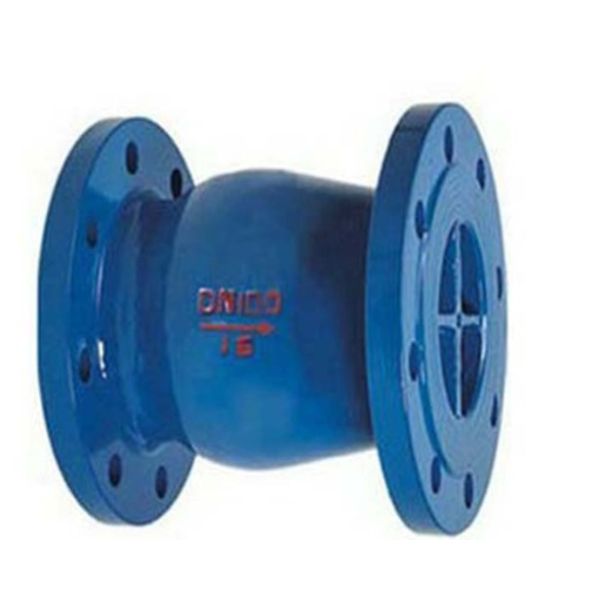 Axial Flow Non Slam Check Valve Class150 Flanged Ductile Iron Silent Check Valve for Pump Station Outlet