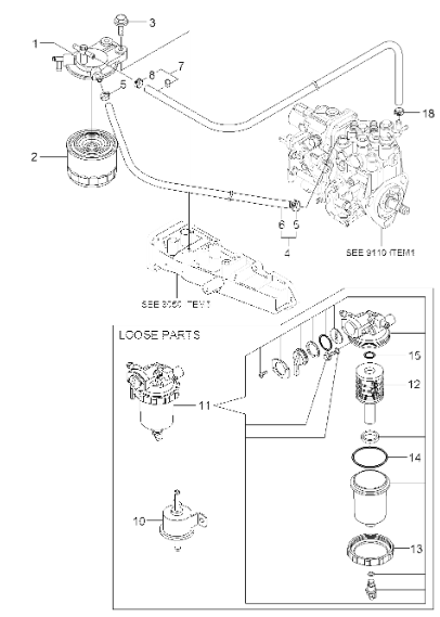 XJAU-00817 Fuel Filter for HYUNDAI R35-7Z Excavator