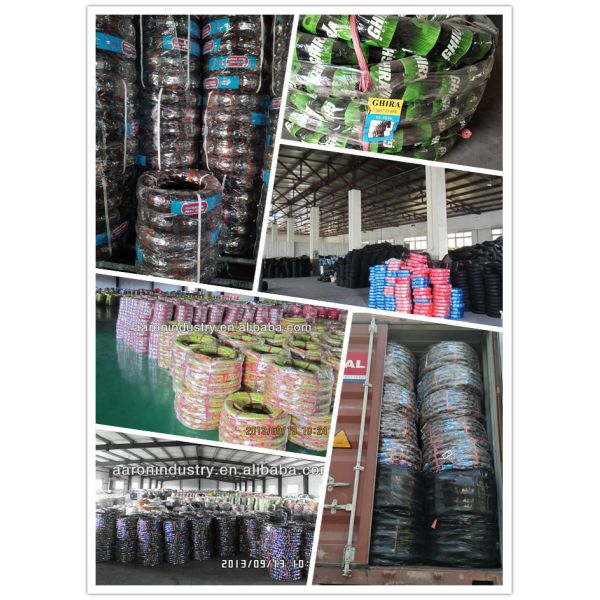Ban Motor 80/100 21 Motorcycle Tire with and 35%-55% Rubber Content in Qingdao Port
