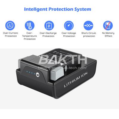 BAKTH 21700 5S HF 18V batterie au lithium-ion de 3000 mAh