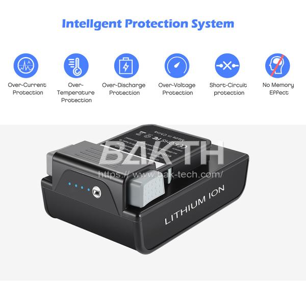 BAKTH 21700 5S HF 18V 3000mAh Lithium-ion battery