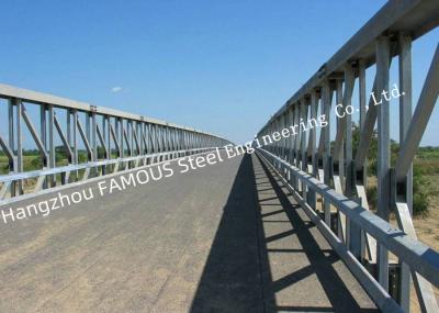 Modern Prefabricated Pedestrian Bridges , Modular Bailey Temporary Footbridge Overpass Road