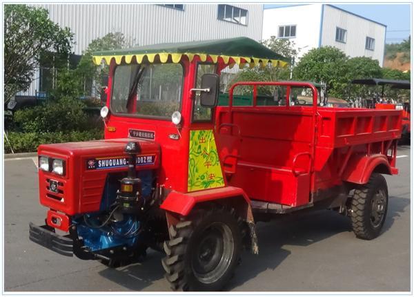 Agricultural Wheeled Grain Dump Truck 13.2kw Diesel Fuel Type Simple Structure