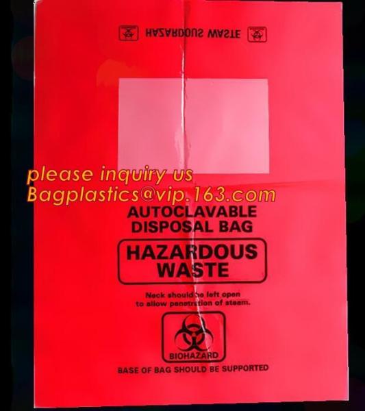 plastic biohazard medical waste bag, Biohazard Bag, Medical Waste Bags, Clinical Waste Bags LDPE medical plastic K