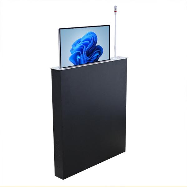 Desktop Monitor Lift Meeting Room Luxury Conference System Lifting Monitor