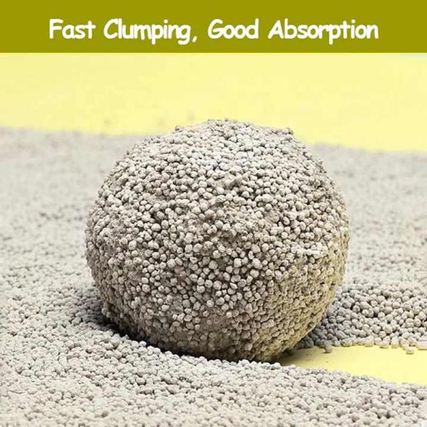 OEM 100% Natural Sodium Cat Sand Lemon Scent Strong Odor Lock Dust Free Clumping Premium Bentonite Cat Litter