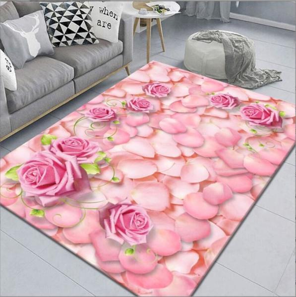 North European Garden Polyester Fiber Living Room Floor Carpet Stripping Special Style