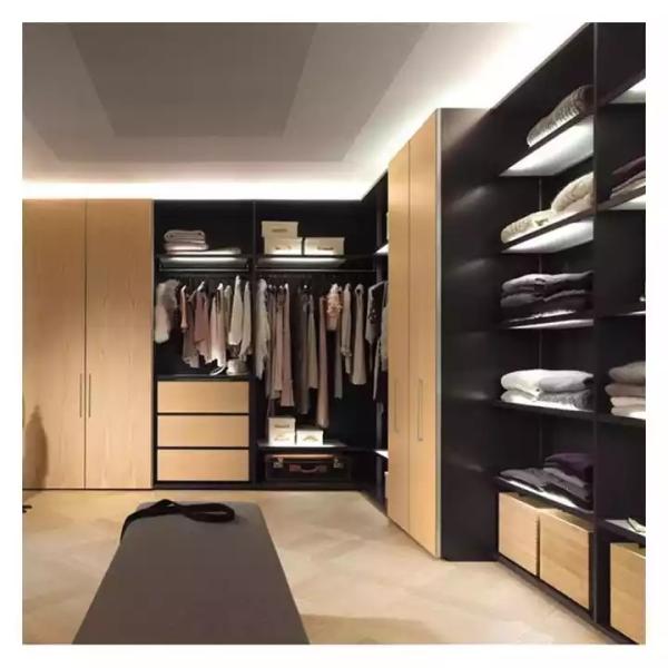 Classic Cloth Wardrobe Walk In Closet , Attic Walk In Closet Wardrobe Glass