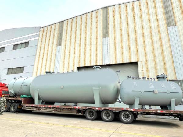 Tanque de armazenamento químico do oxigênio do aço carbono das embarcações de pressão 30m3 do CE 50m3