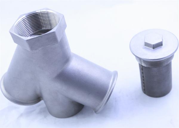 3 Direction Filter Valve Custom Machined Parts / Cnc Metal Parts 40 Diameter