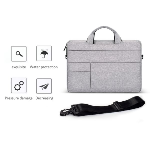 Waterproof Fashionable Laptop Bags With Detachable Padded Shoulder Strap