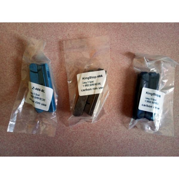Brake Pads Cork Wood Material replacement for Carbon Rim Use with Shimano/Campgnolo Cassette promotion Blue Brown Black