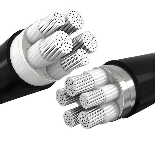 National standard aluminum core cable, YJLV overhead 4-core 16/25/50/70mm² three-phase four-wire buried aluminum cable