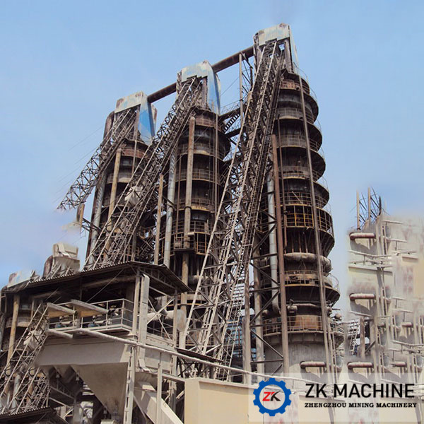 50-800tpd Vertical Shaft Kiln Limestone For Quicklime Calcination