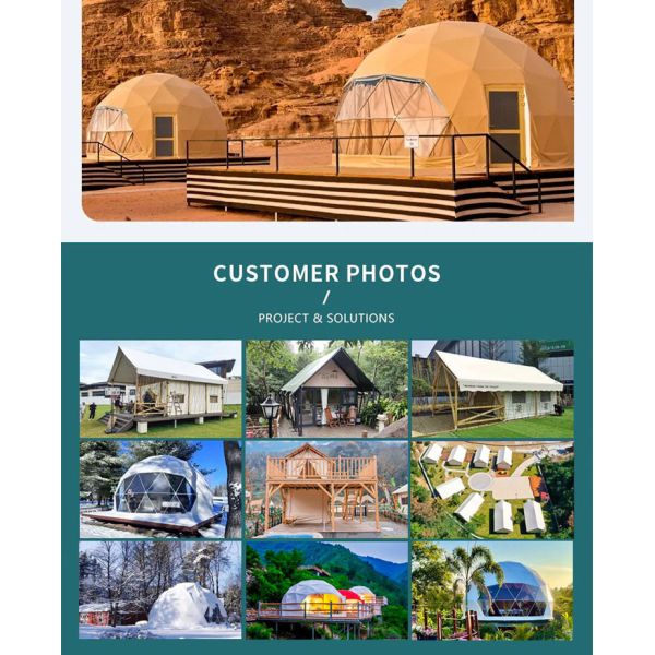 Гостиничная декорация Надувная круглая купольная палатка