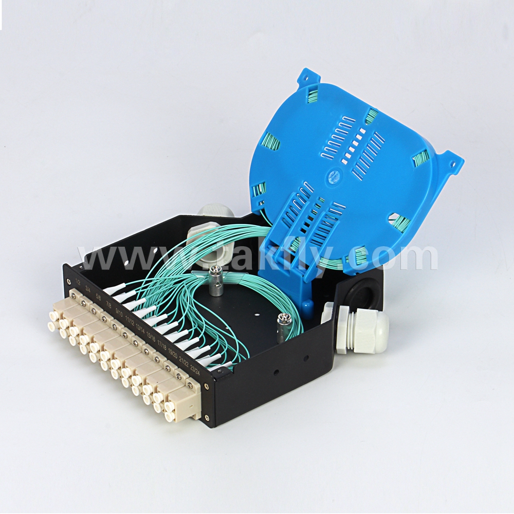 Алюминиевый DIN Rail Mounted LC/Sc Sx/Dx Fiber Optic Terminal Box с легкой установкой