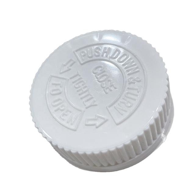 38mm Plastic Child Resistant Cap Screw Lid for Plastic Bottles Affordable