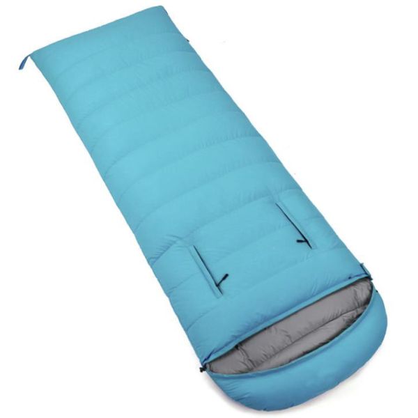 Lightweight Goose Down Sleeping Bags For Adults Pink Red Purple Blue Appearance