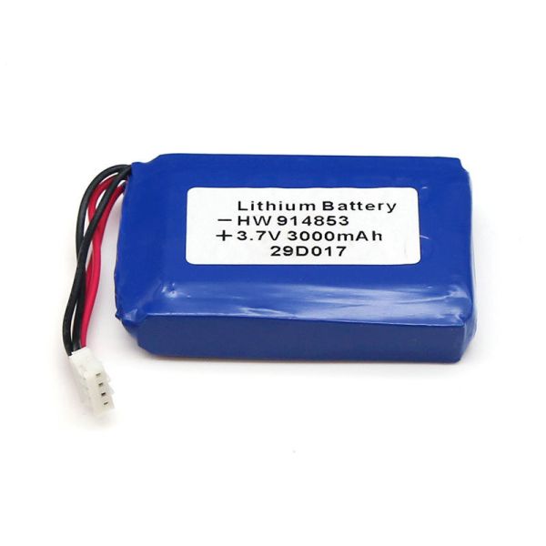 Lithium Polymer Battery | 3000mAh 3.7V Lithium Ion Polymer Battery Pack for Bluetooth Speaker | CC/CV | ROHS Compliant Made in China