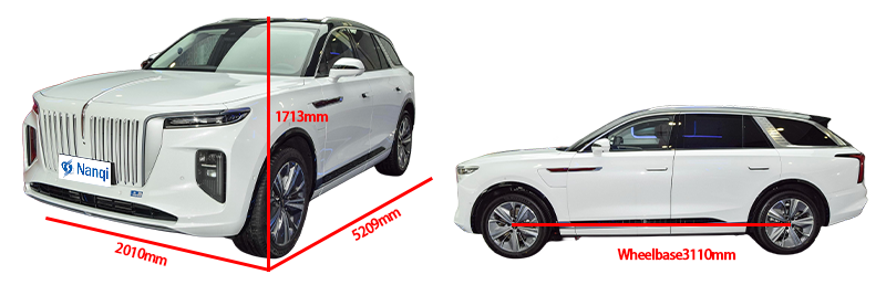Hong Qi E-Hs9 Pure Electric Vehicle Large SUV Exquisite Craftsmanship