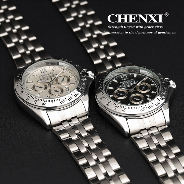 C008A Pay by PayPal 1year Warranty Watches for Man Big Wrist Watch Stainless Steel Watches