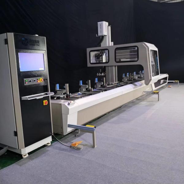 6500mm 4 Axis Cnc Machining Center CNC Machines For Aluminum Curtain Wall Profile Processing