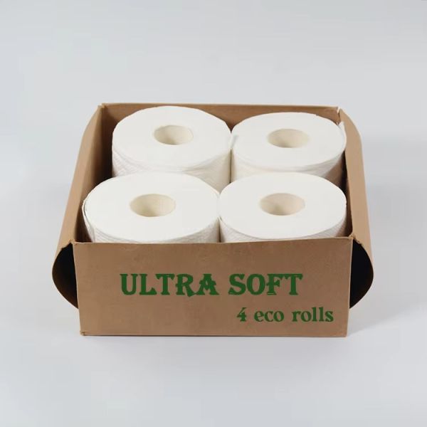 Customized Cheap Factory Price Bamboo Tissue Paper Packaging Custom Logo Toilet Paper Toilet Tissue