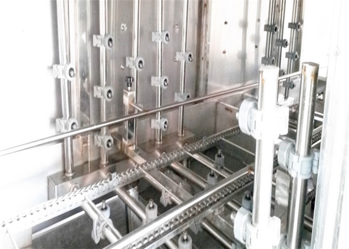 Steam Heating Vegetable Canning Equipment Plastic Basket Washing Machine