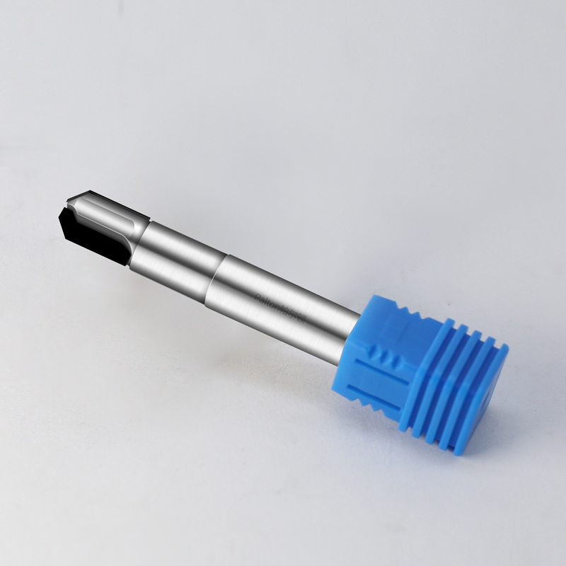CNC PCD Milling Cutter Router Bits 8mm 12mm For Graphite Carbon Fiber Reinforced Material