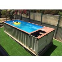 20ft 40ft exteriores acima da piscina móvel à terra do contentor da casa pré-fabricada