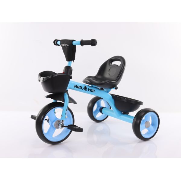 Детские трехколесные велосипеды Стальная рама Единая скорость Детские без привода Для 3-7 лет Молодые мальчики Девчонки Обучение