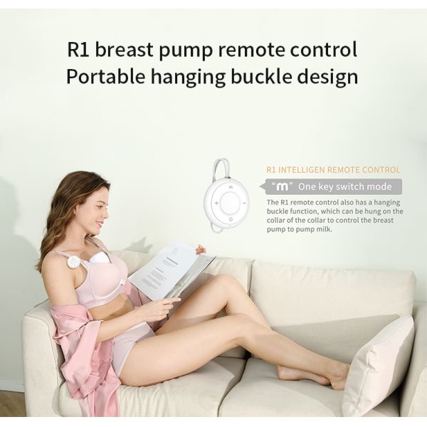 Affichage LCD Pompes mammaires rechargeables USB portables pour l'expression du lait et sans mains